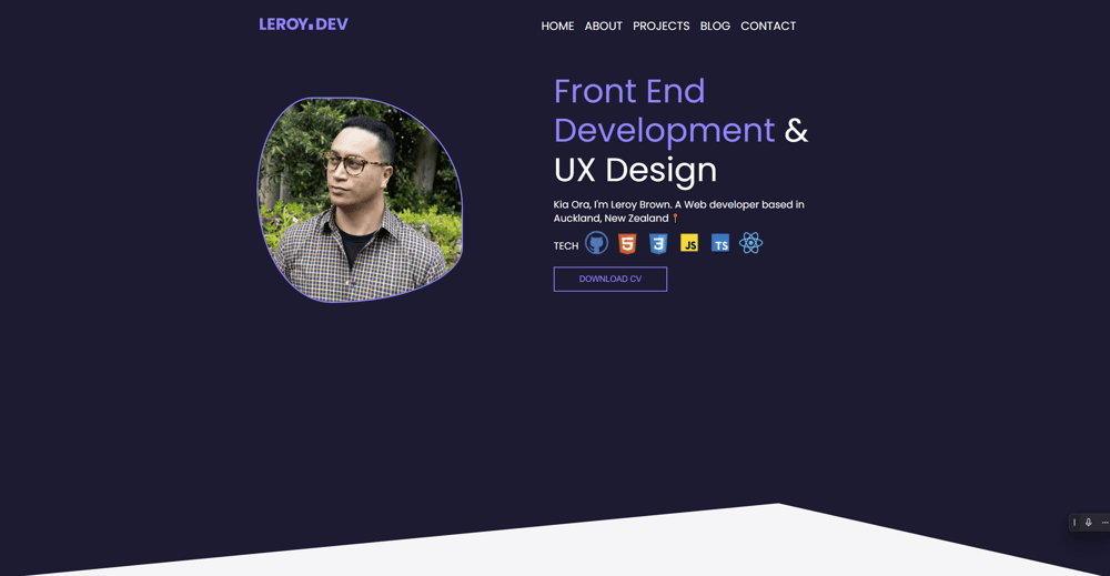 Responsive Personal Portfolio Website - Using HTML, CSS & JavaScript - image 2 - student project