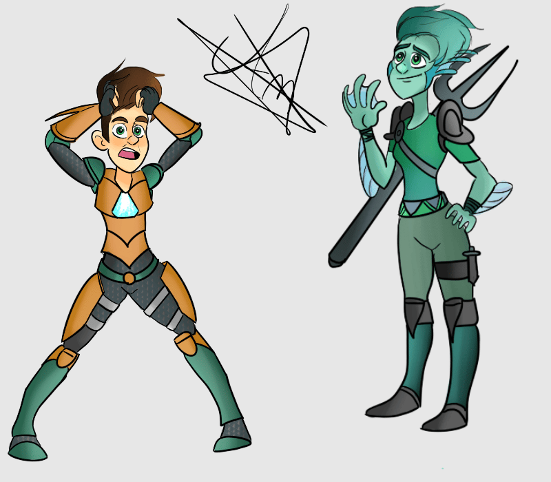 Poses and Two Characters - image 6 - student project