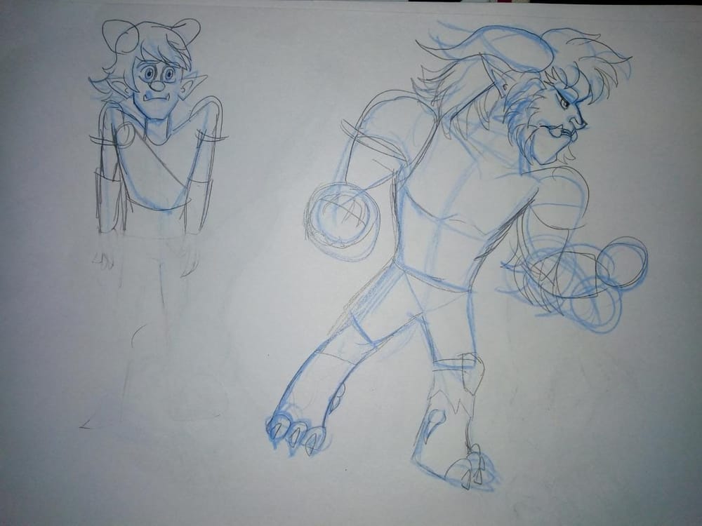 Poses and Two Characters - image 4 - student project