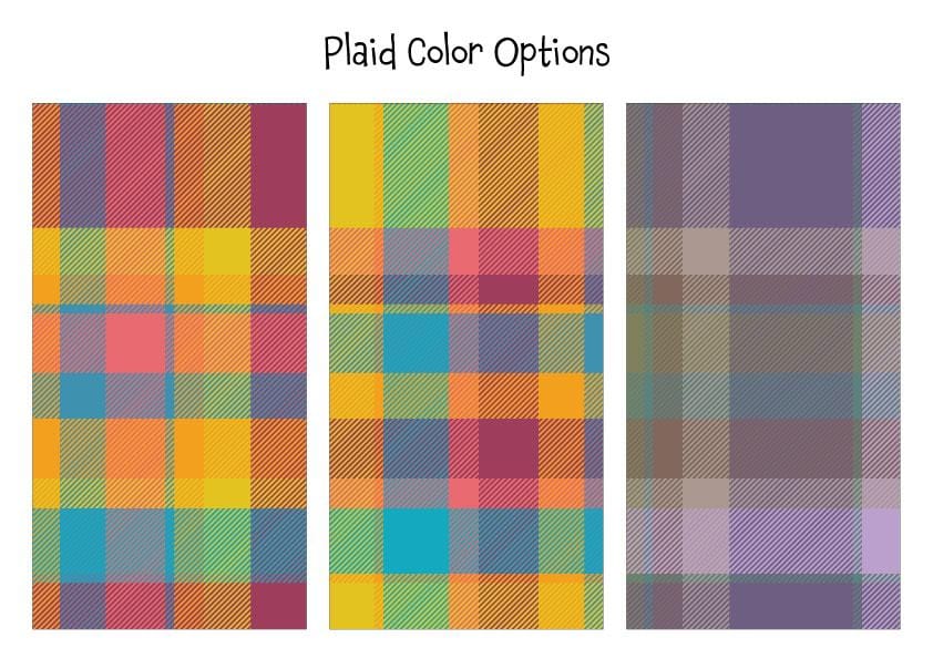Simple plaid variations - image 1 - student project