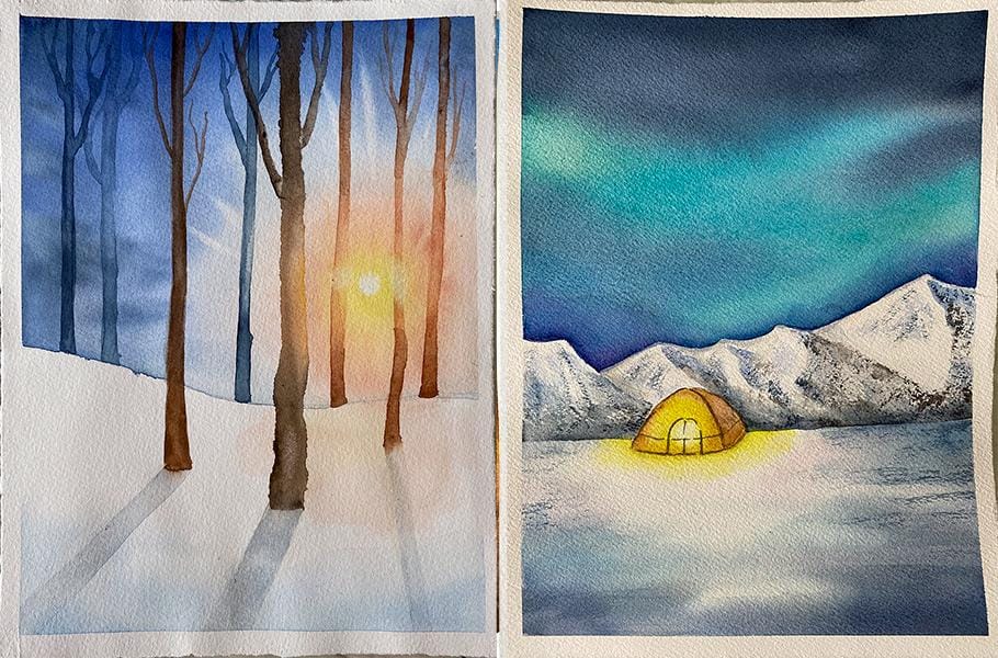 World Watercolor Month - image 3 - student project