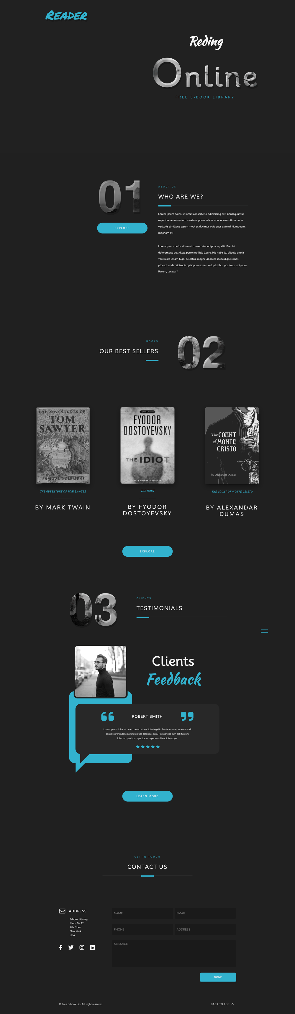 Multi-Page Responsive Website - image 1 - student project