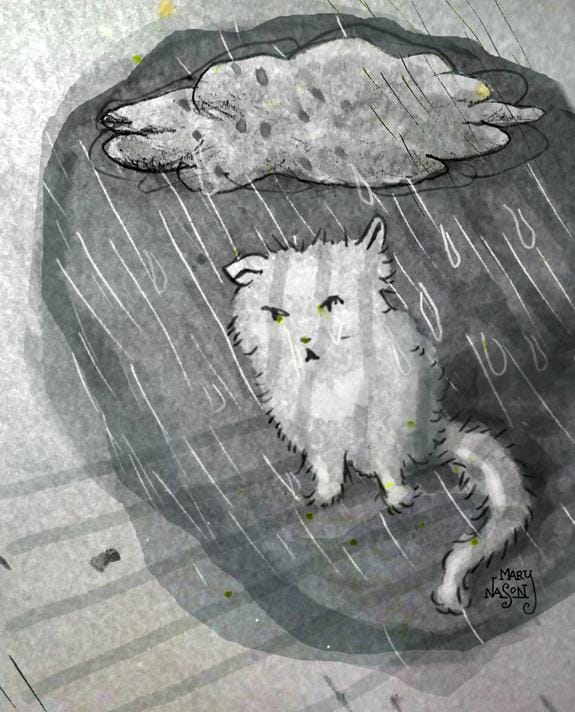 Sad Cat - image 1 - student project