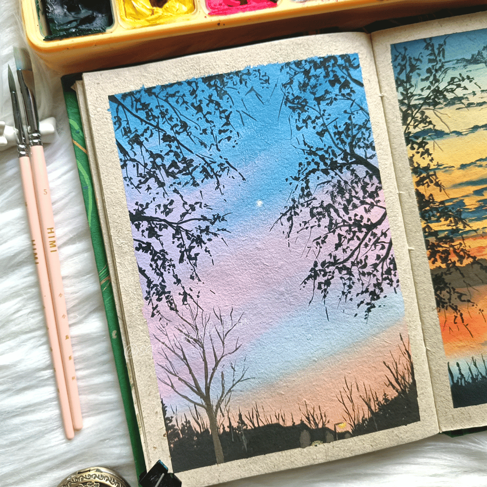 15 days gouache challenge - image 6 - student project
