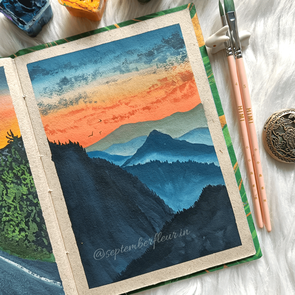 15 days gouache challenge - image 3 - student project