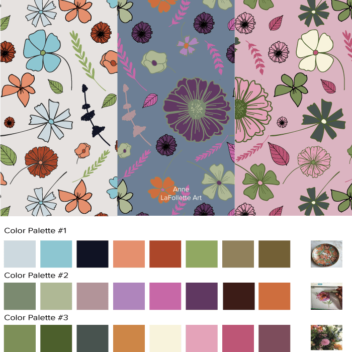 Class Project: Coloring a Pattern 3 Ways - image 1 - student project