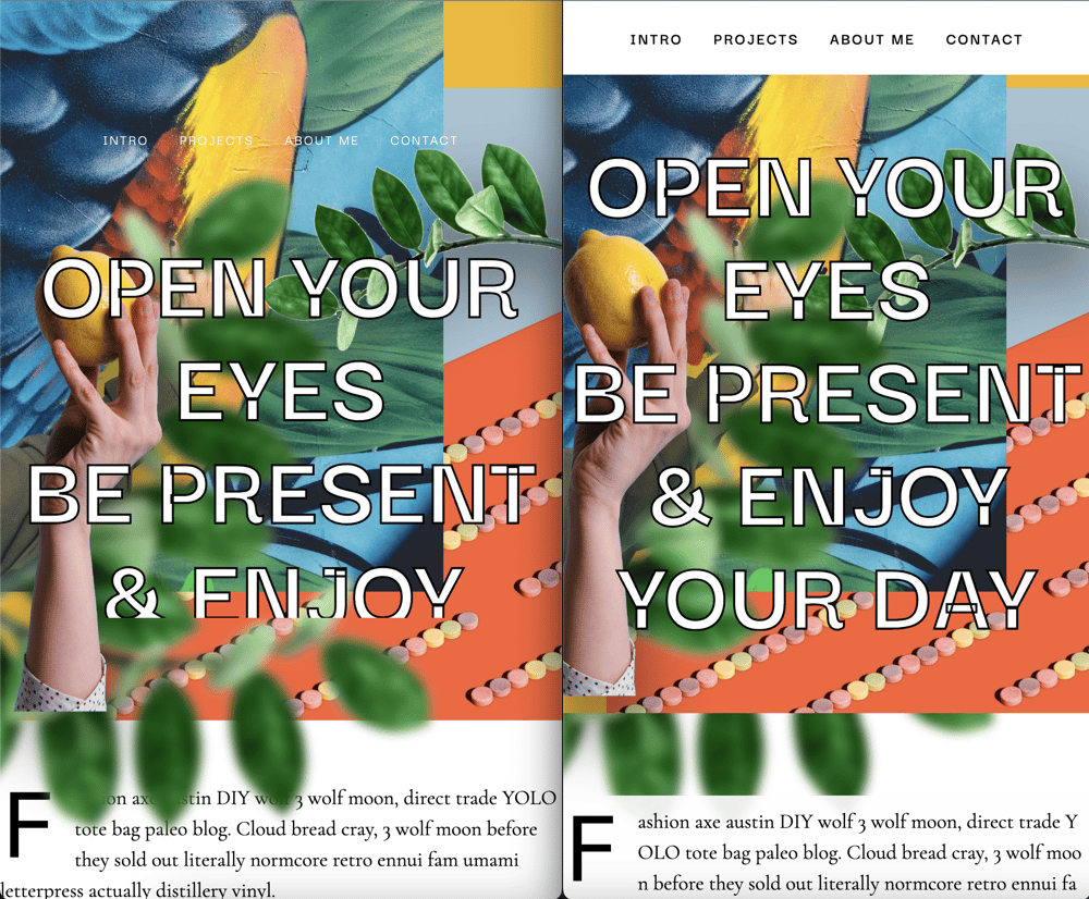 Accessibility audit and fixes - image 2 - student project