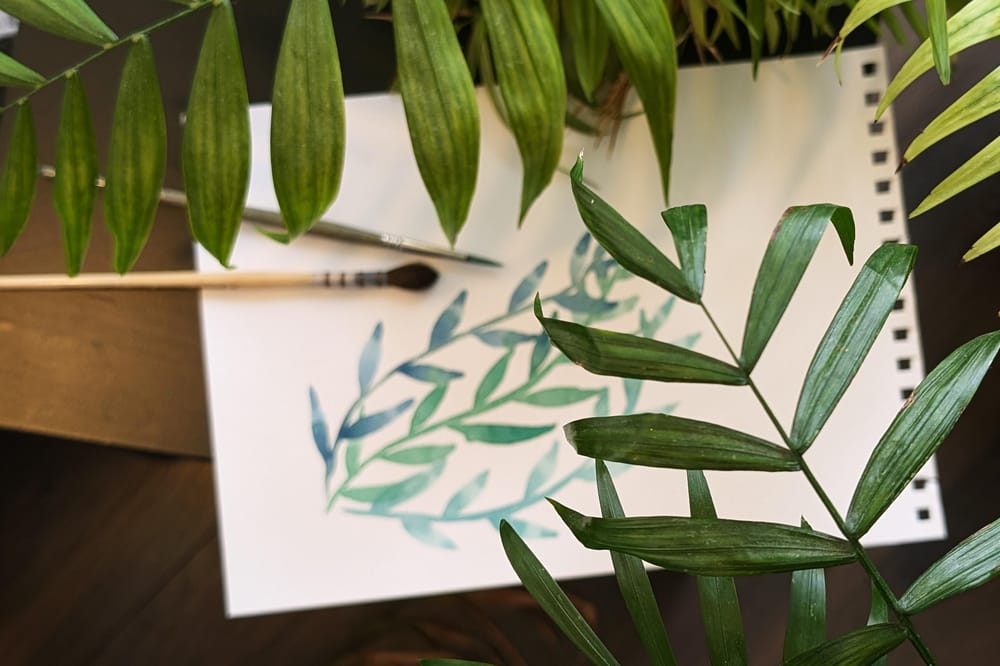 Mindful leaves in my favourite colours - image 1 - student project