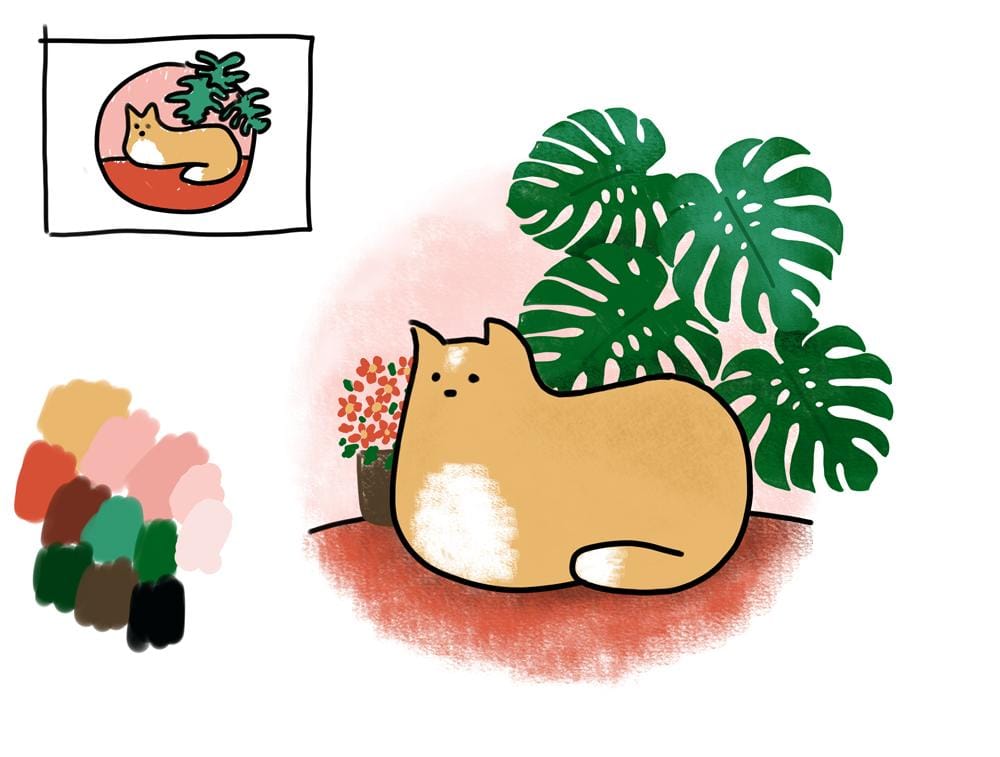Kitty loves the plants - image 4 - student project