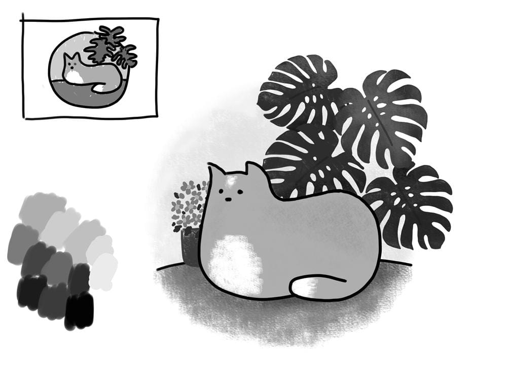 Kitty loves the plants - image 5 - student project