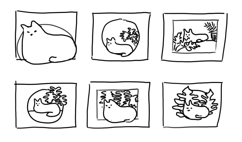 Kitty loves the plants - image 2 - student project