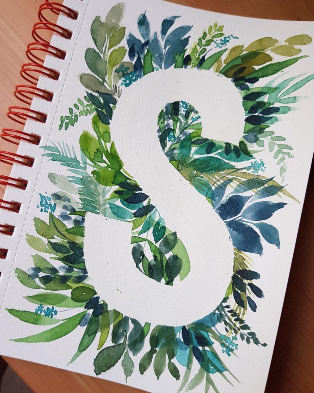 Floral letters - image 1 - student project