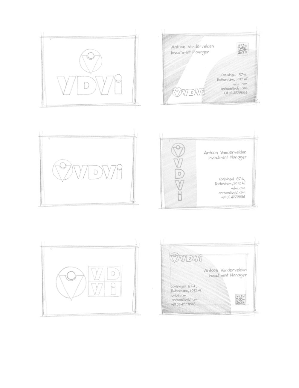 Vandervelden Investments business card - image 1 - student project