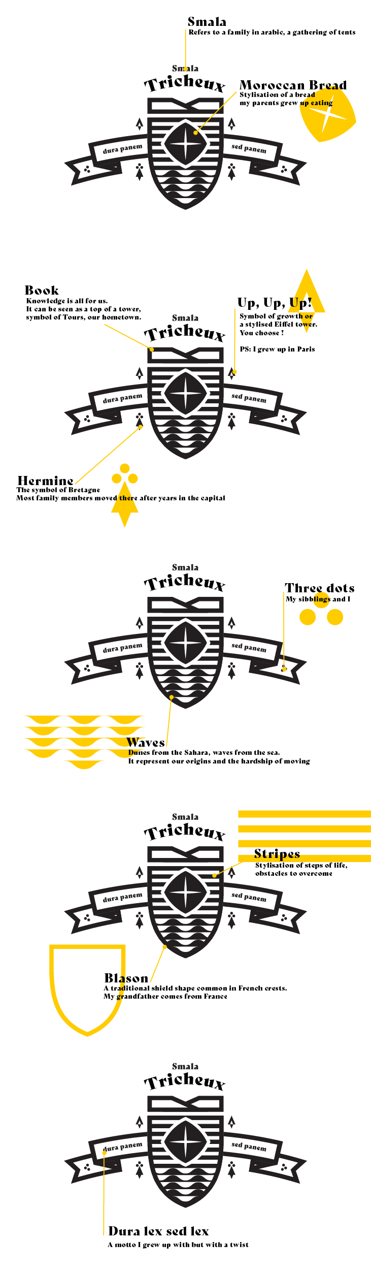 Just another Draplin inspired Crest - image 5 - student project