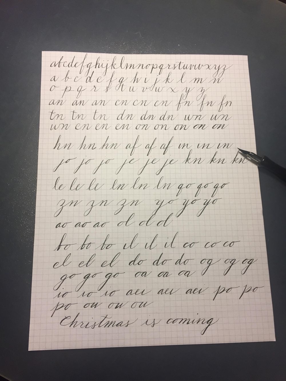 10-Day Calligraphy Challenge - image 3 - student project