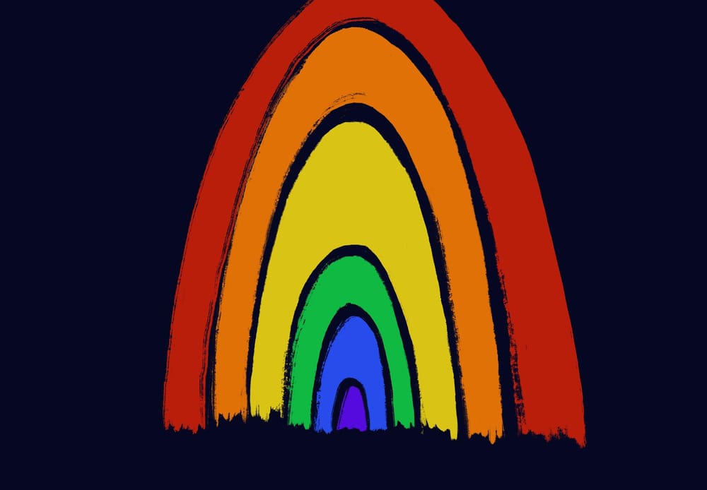 a glowy procreate mushroom + a rainbow - image 4 - student project