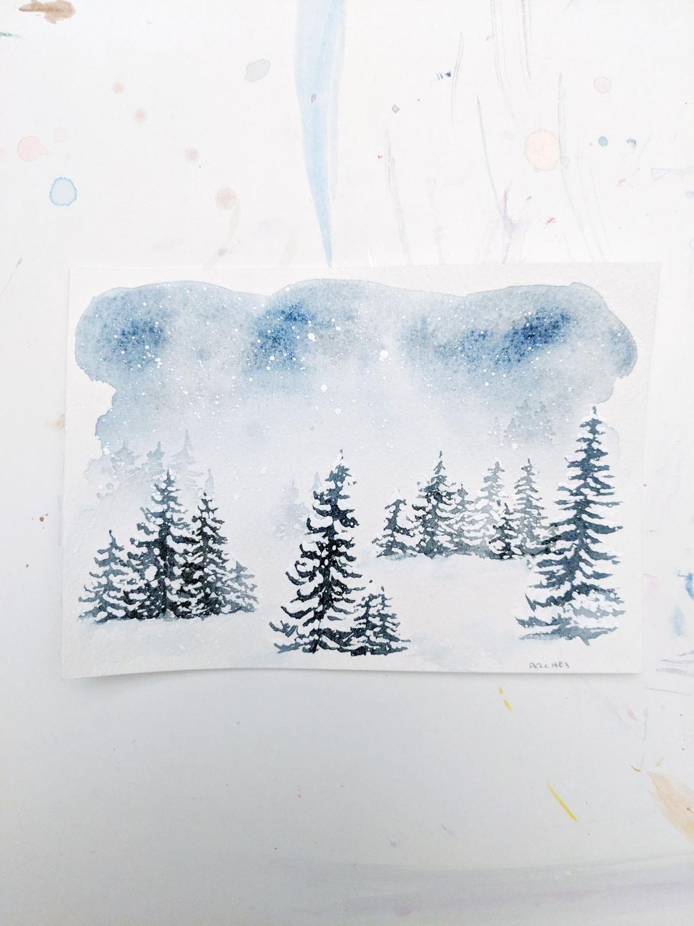 A snowy blizzard - image 2 - student project