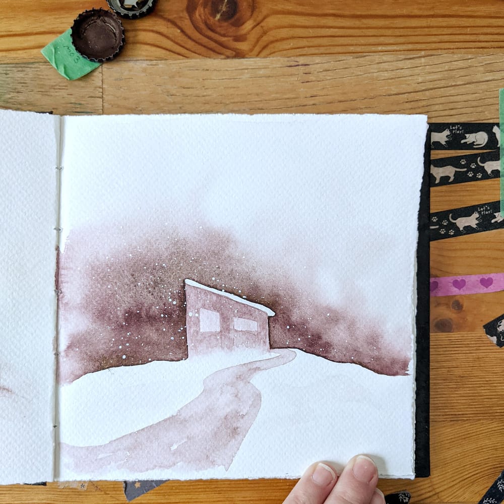 Wintery splashes with Elise - image 1 - student project
