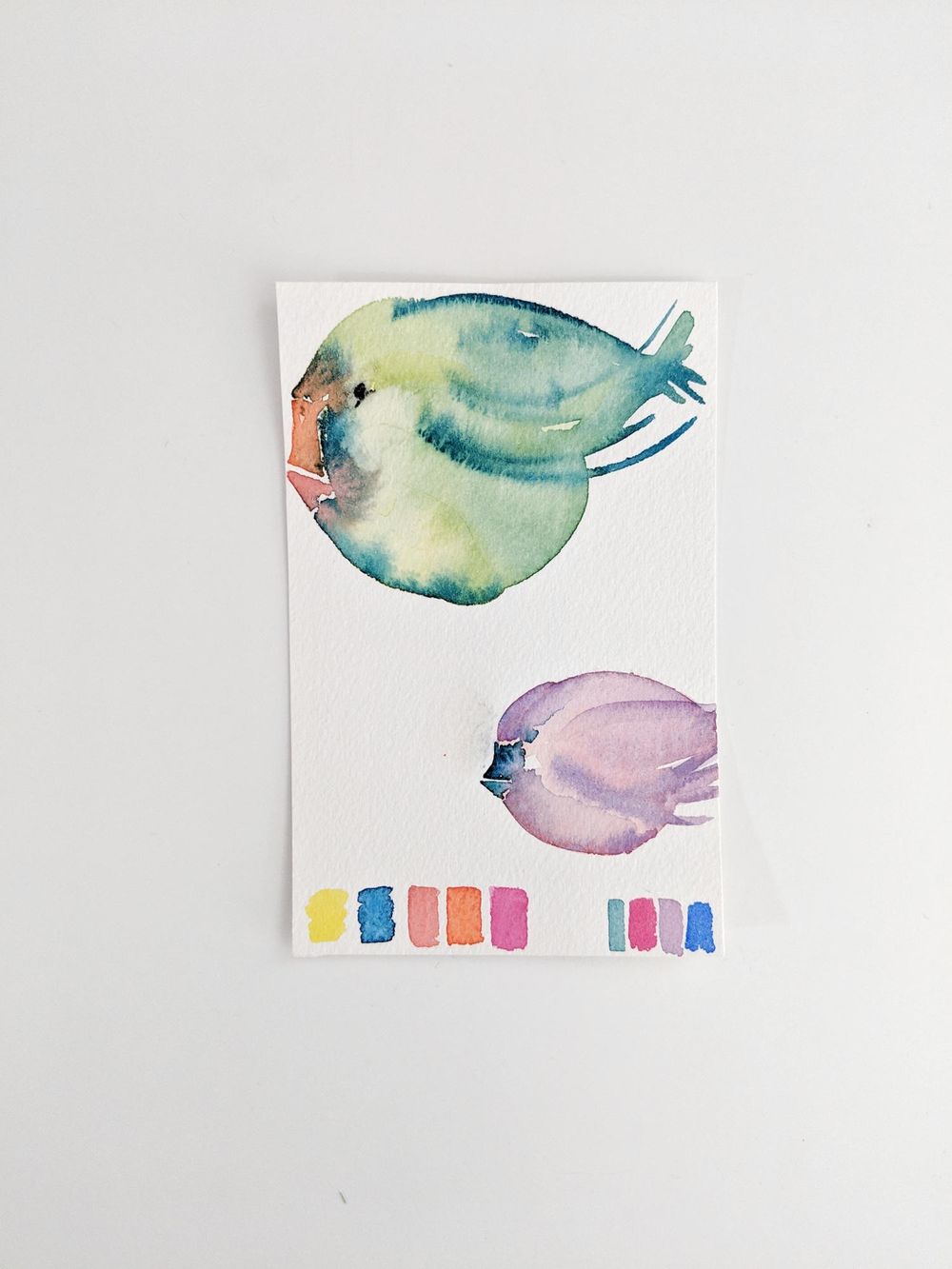 Abstract watercolor projects - image 1 - student project