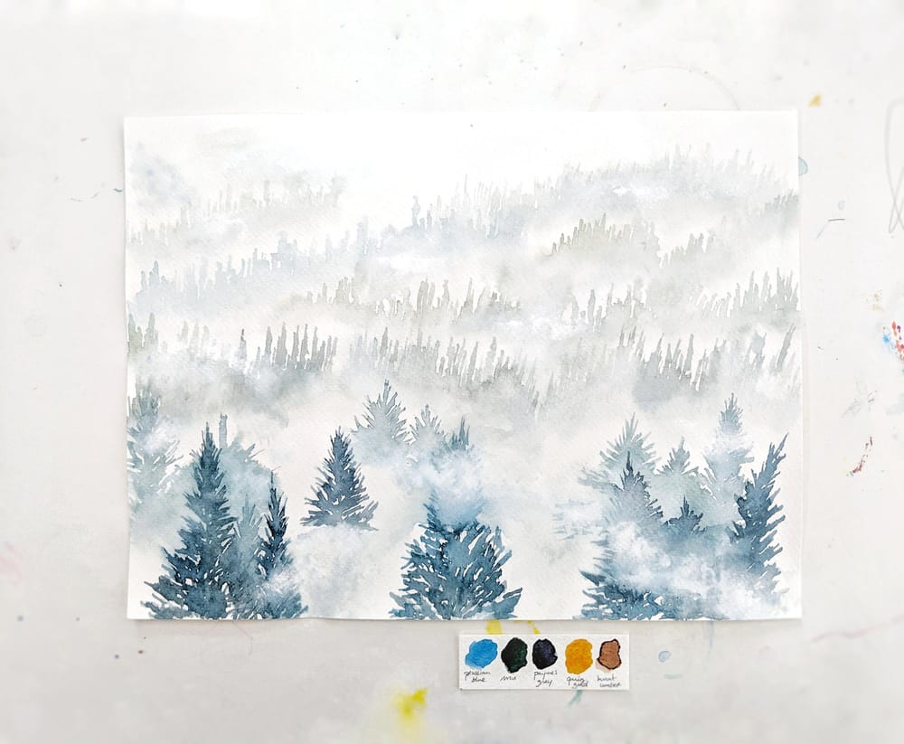 Misty forest - image 4 - student project