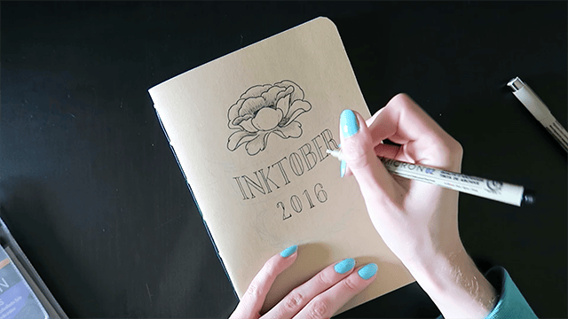 Binding: Preparing for inktober - image 2 - student project