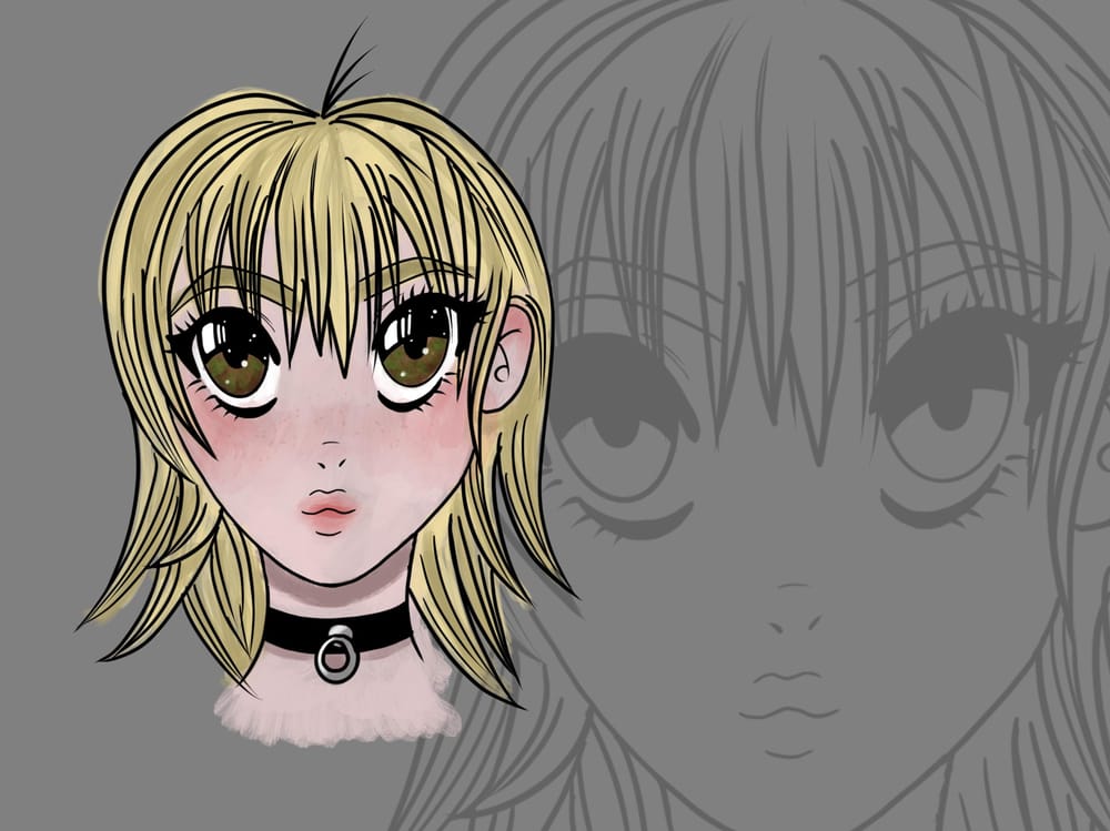 My manga style drawing - image 2 - student project