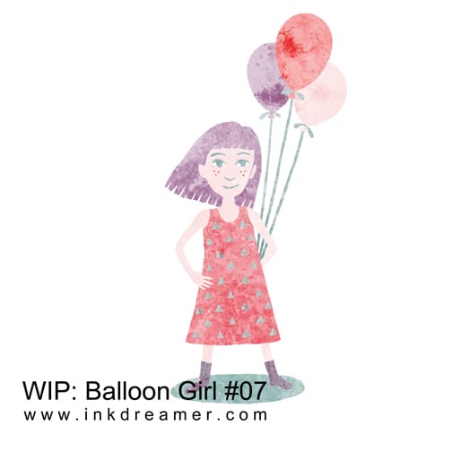 Digital Collage: Balloon Girl - image 7 - student project