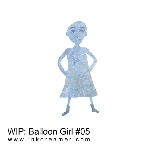 Digital Collage: Balloon Girl - image 5 - student project