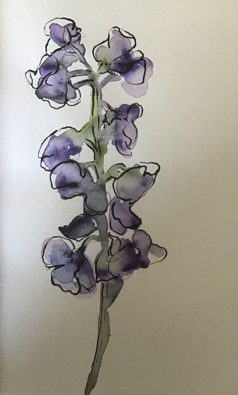 Warm ups +first attempt for a flower+ new flowers | Skillshare Student ...