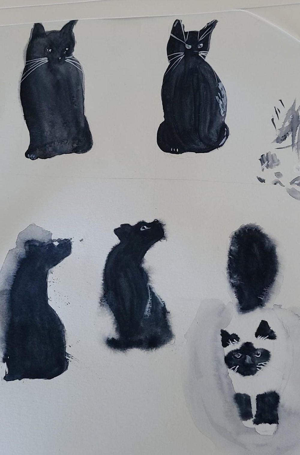 Watercolor animals - image 1 - student project