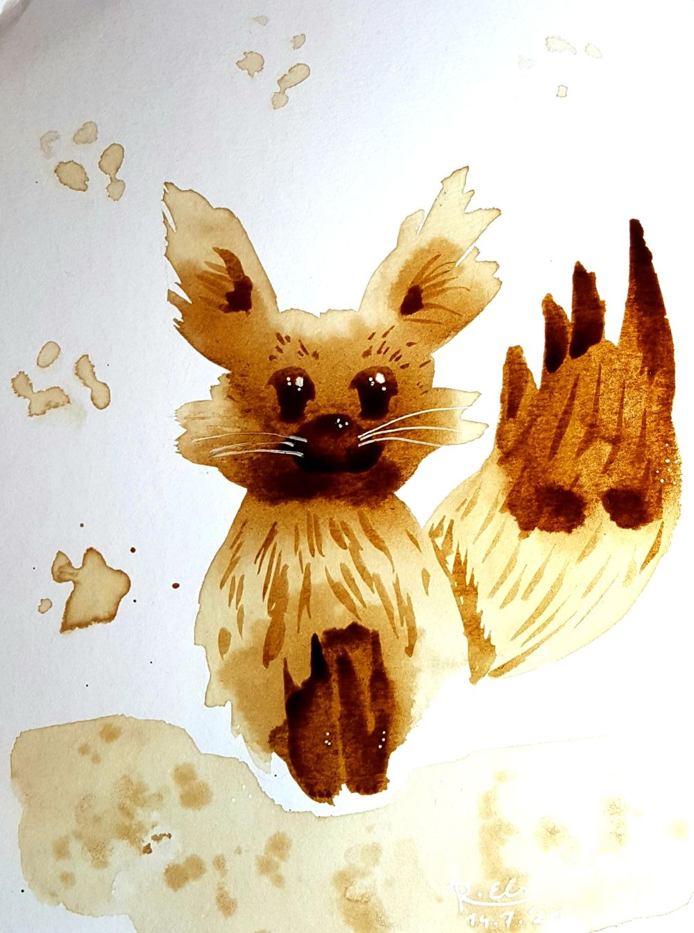 coffee paintings - image 4 - student project