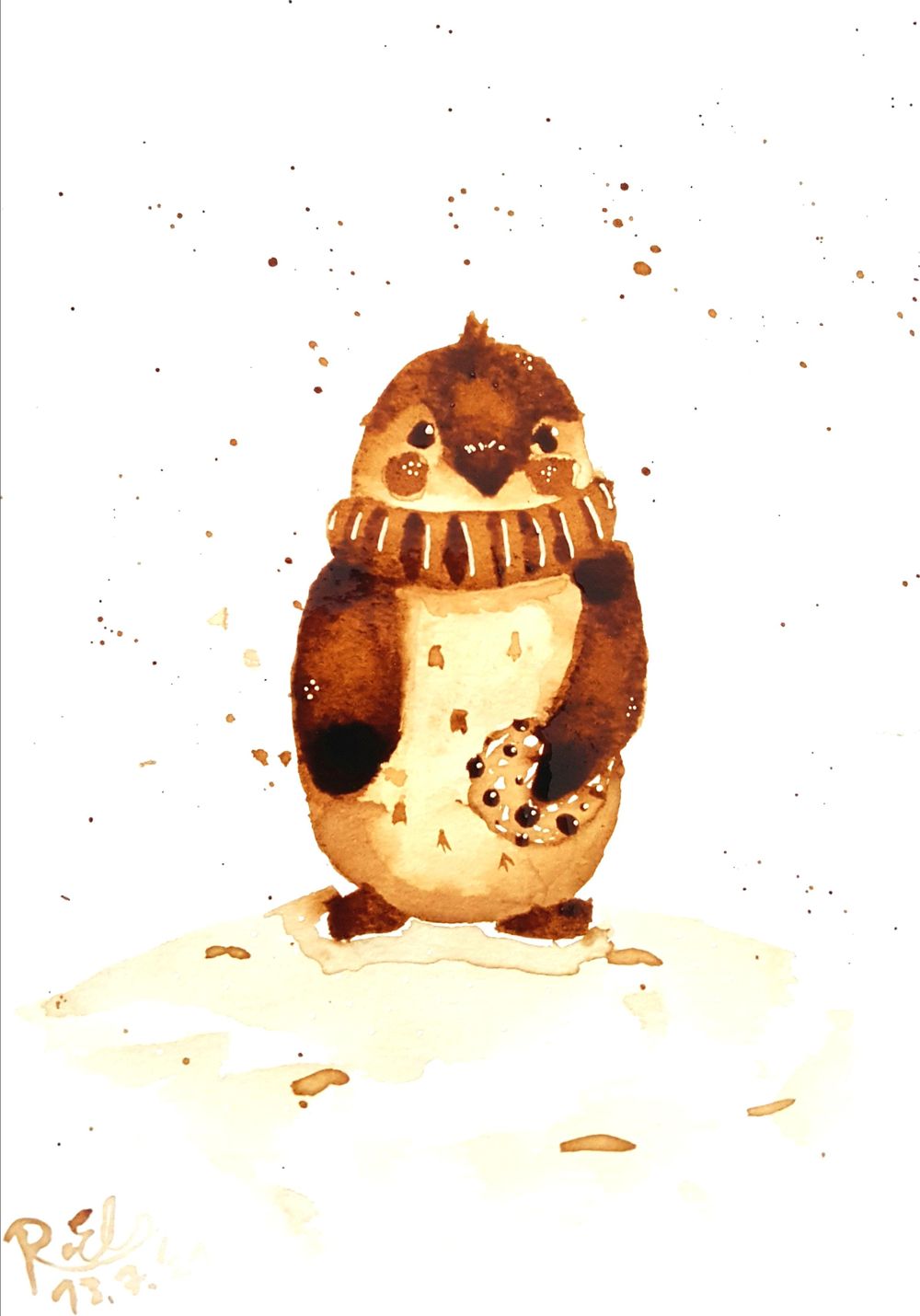 coffee paintings - image 2 - student project