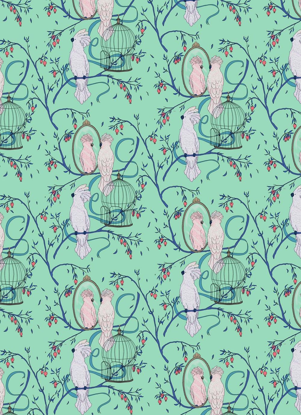 Cockatoo pattern - image 4 - student project