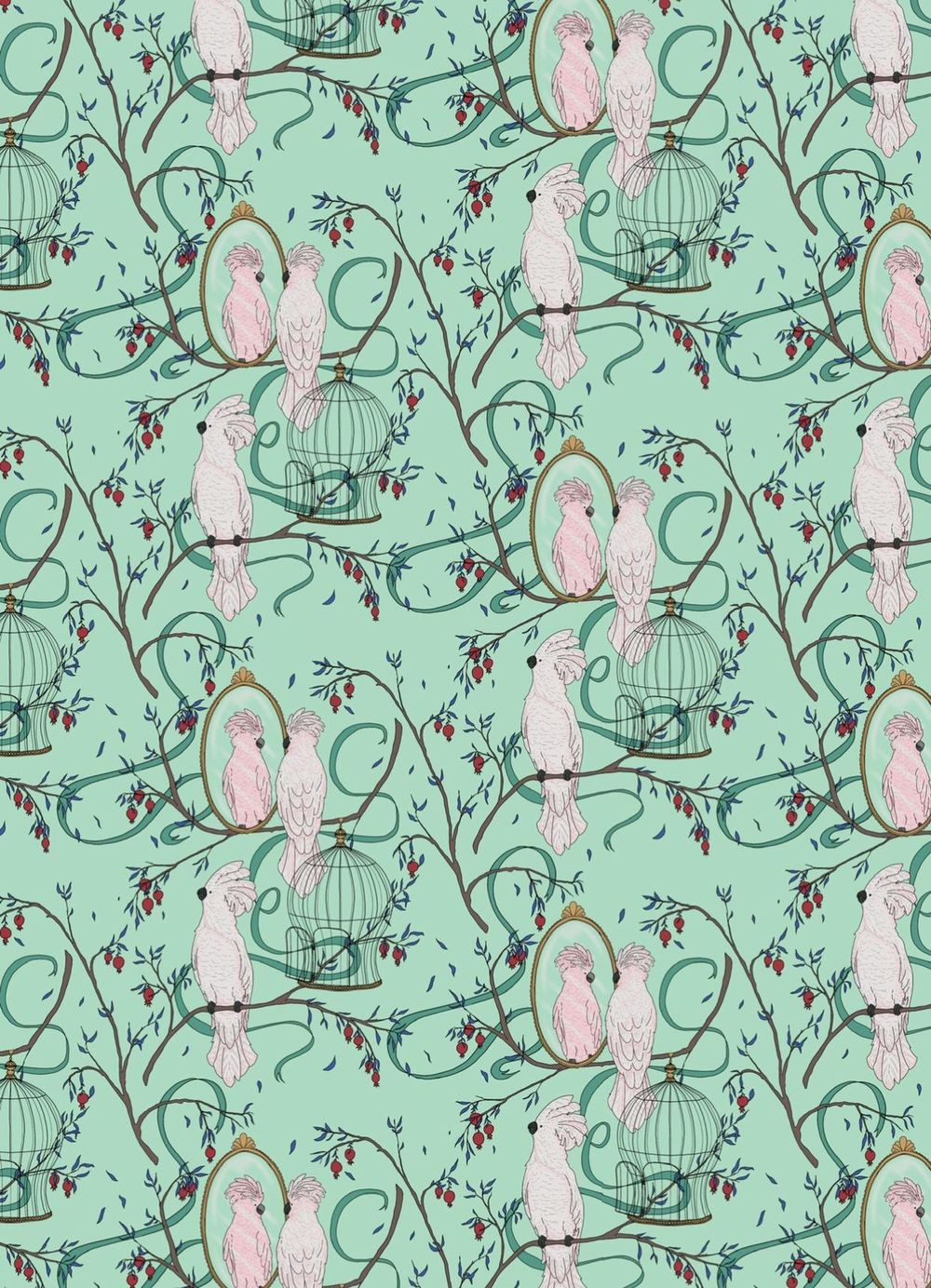 Cockatoo pattern - image 3 - student project