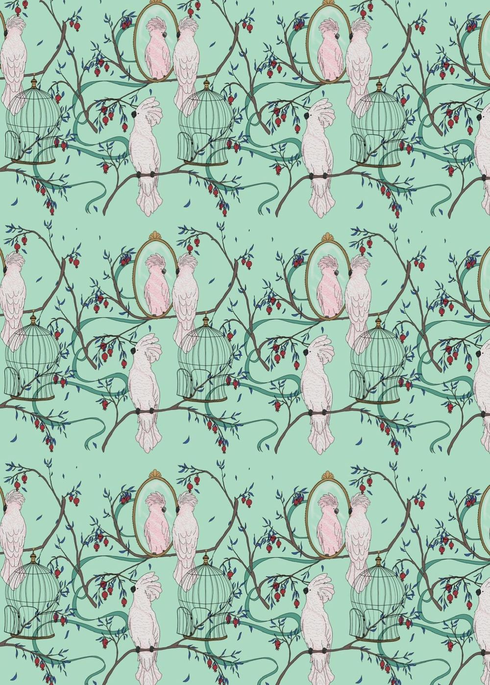 Cockatoo pattern - image 2 - student project