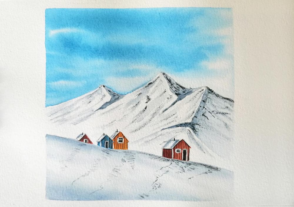 Watercolour Seasons - image 3 - student project