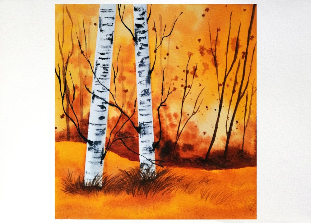 Watercolour Seasons - image 13 - student project
