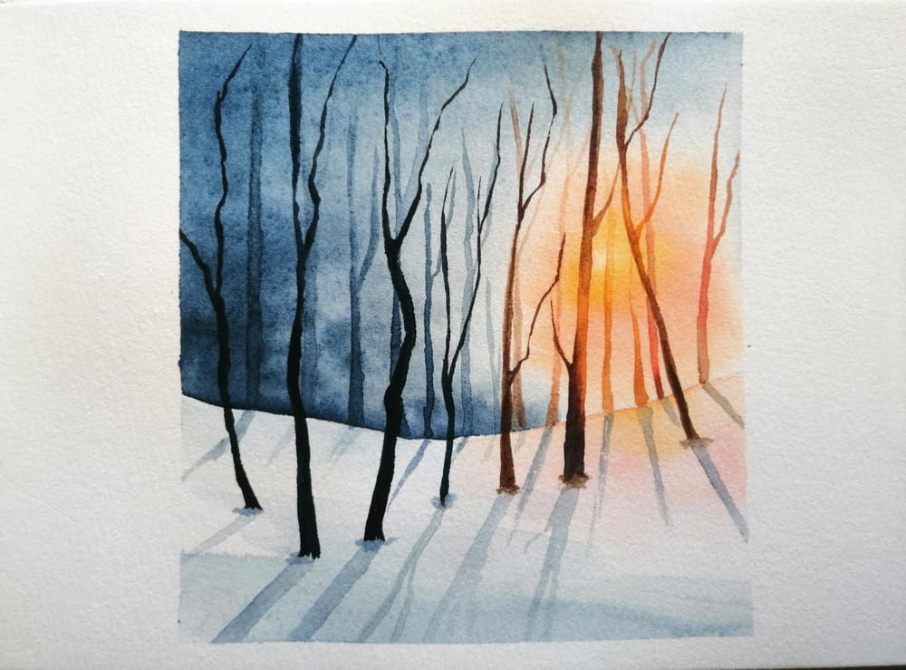 Watercolour Seasons - image 6 - student project