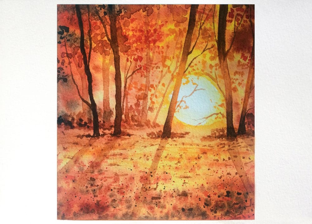 Watercolour Seasons - image 12 - student project