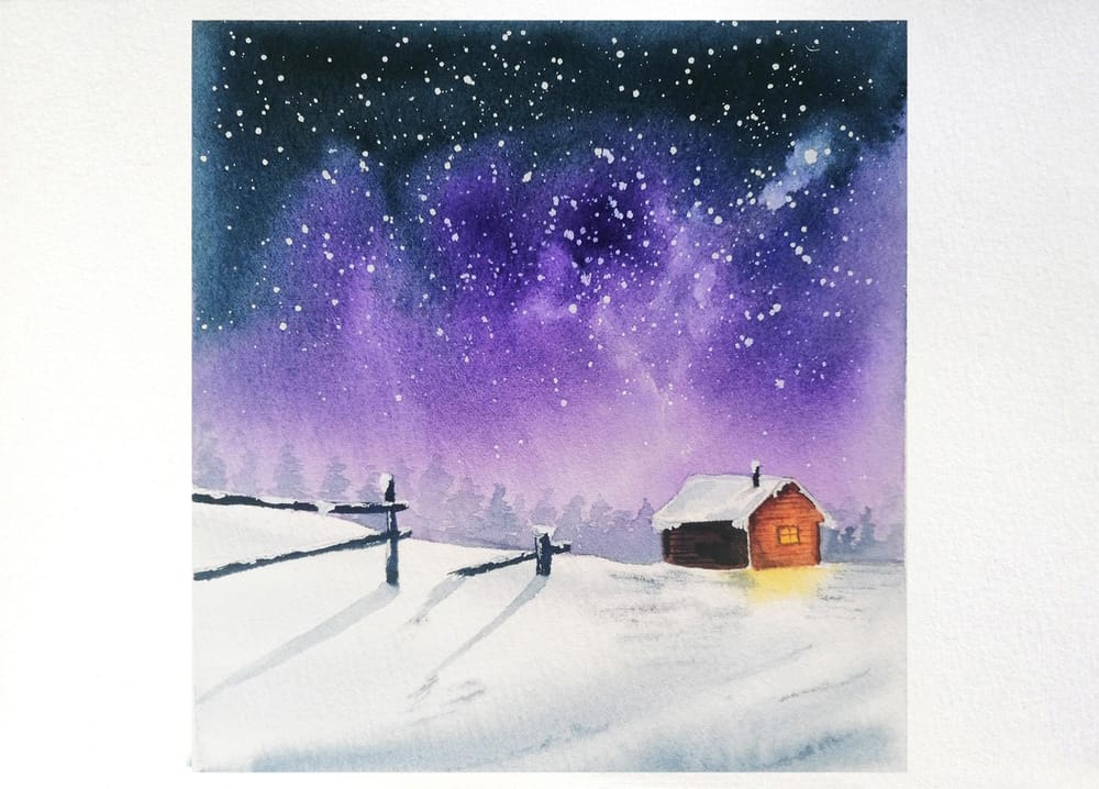 Watercolour Seasons - image 2 - student project