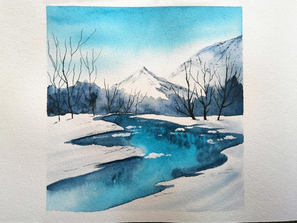 Watercolour Seasons - image 5 - student project