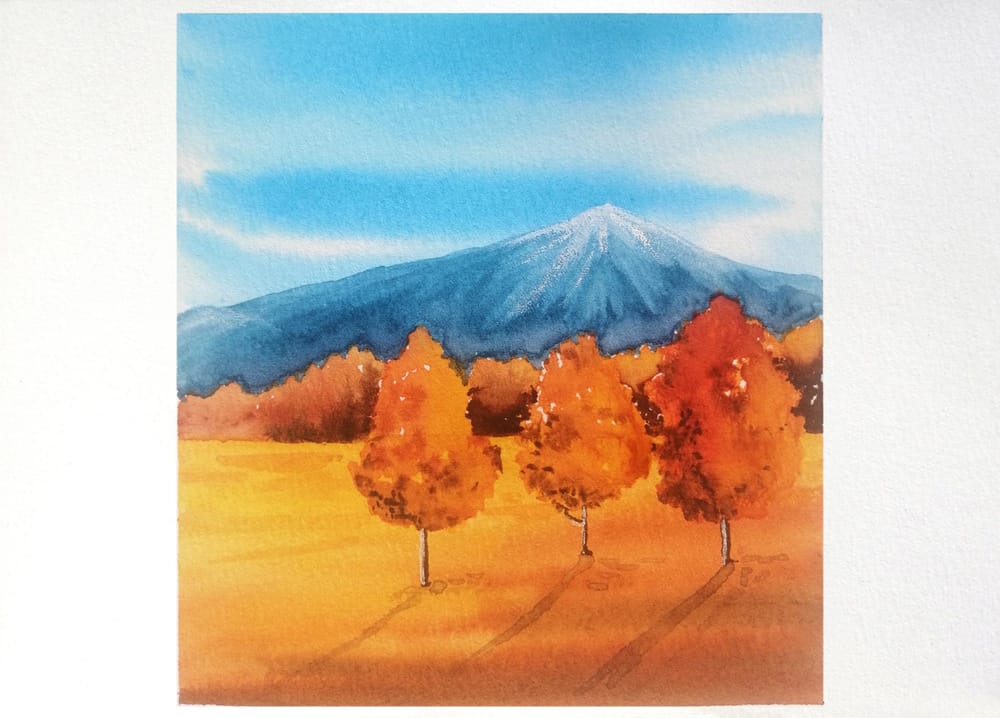 Watercolour Seasons - image 11 - student project