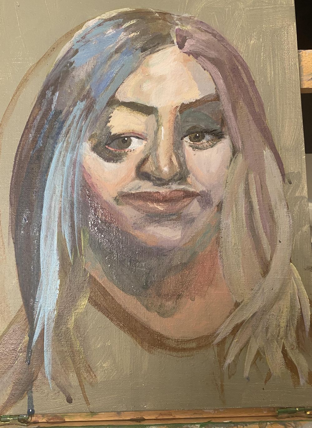 Portrait With A Full Color Palette From Kristy Gordon - image 1 - student project