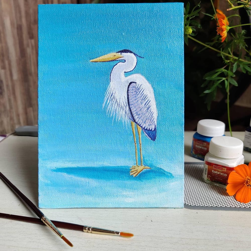 The great blue heron - image 1 - student project