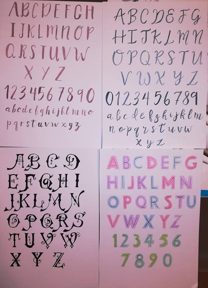 Lettering class - image 2 - student project