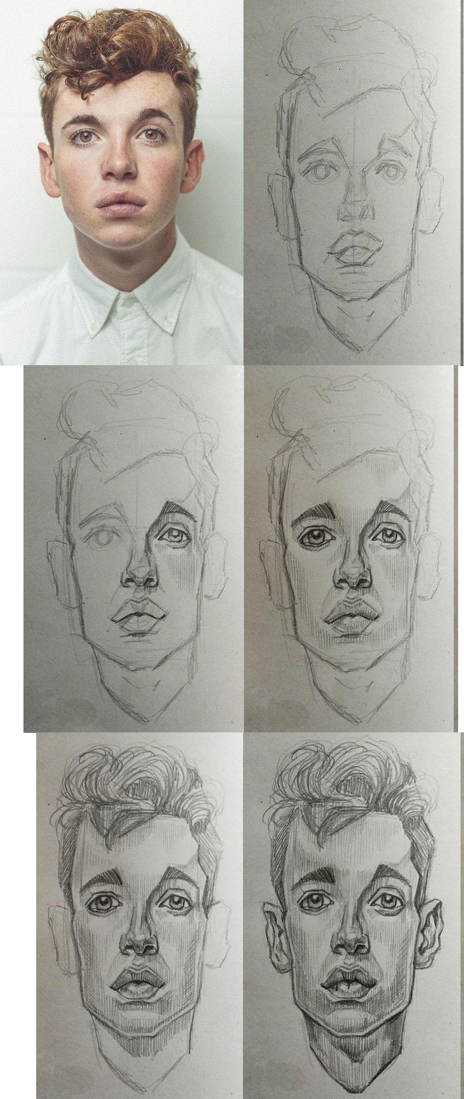 Portrait Studies - image 6 - student project