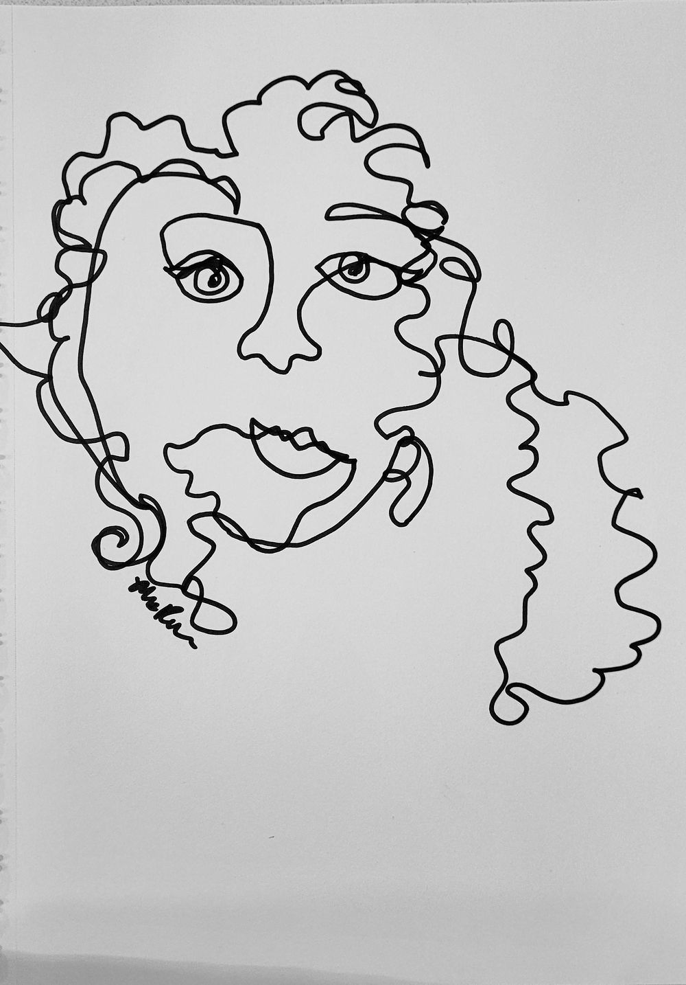 Line Self Portrait - image 3 - student project