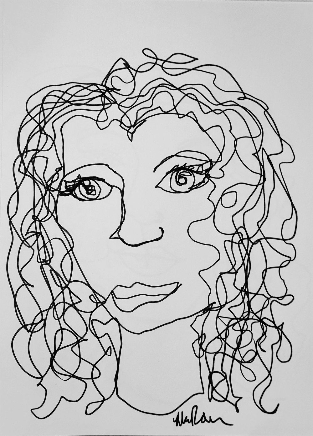 Line Self Portrait - image 1 - student project
