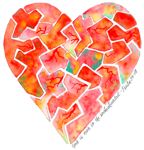 Brokenhearted (Psalm 34:18) - image 1 - student project