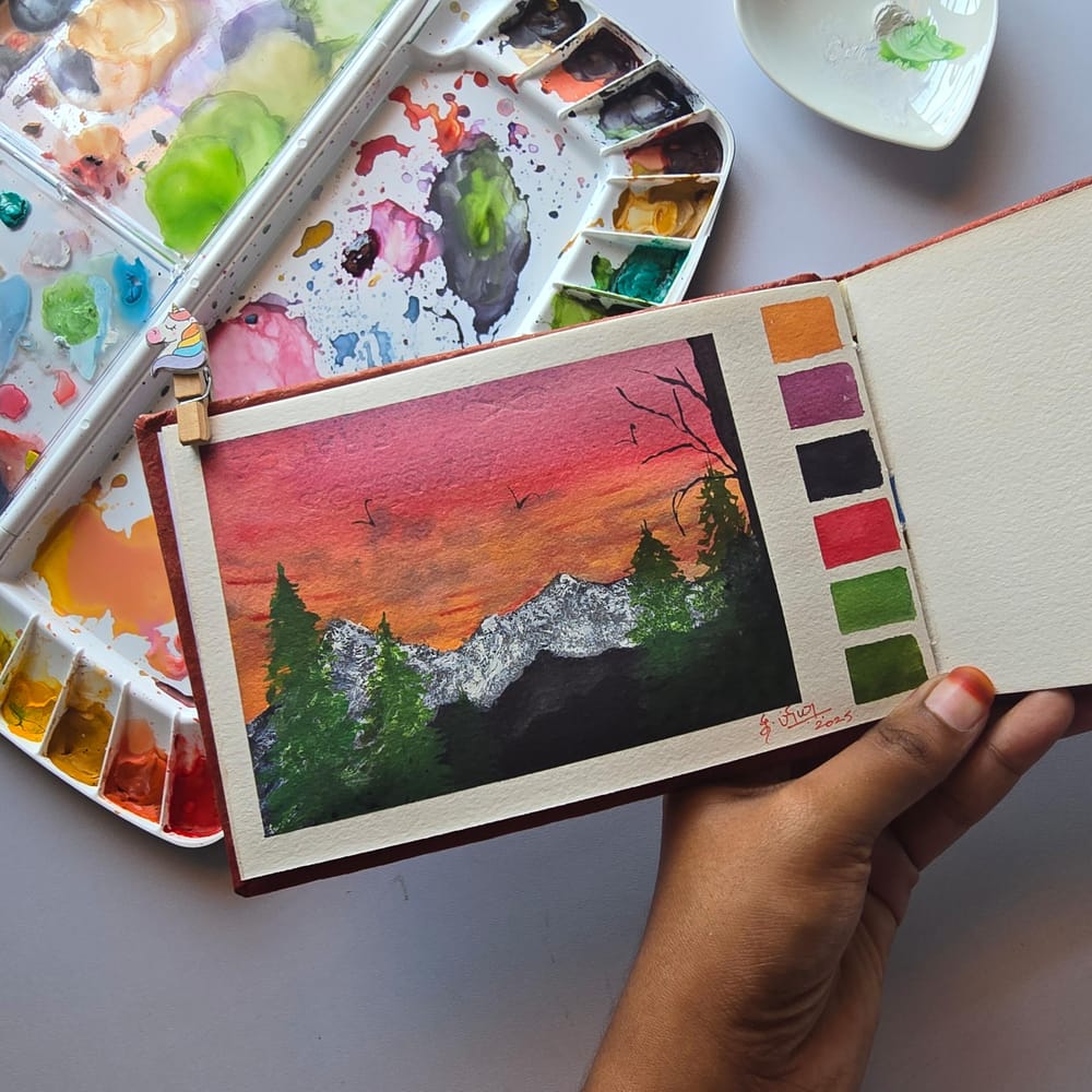15 days with watercolor - image 4 - student project
